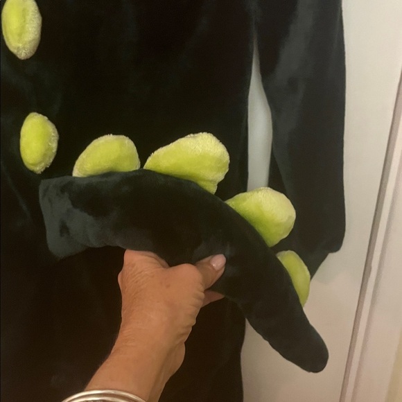 Adult size medium Green Dinosaur Godzilla Onesie - Picture 7 of 9